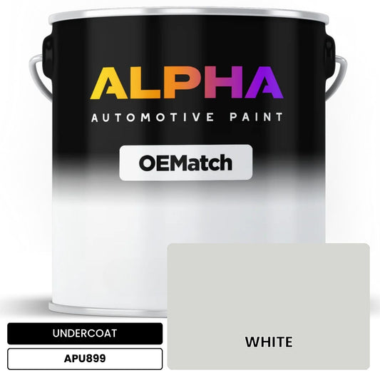 UNDERCOAT WHITE APU899 OEMatch Basecoat
