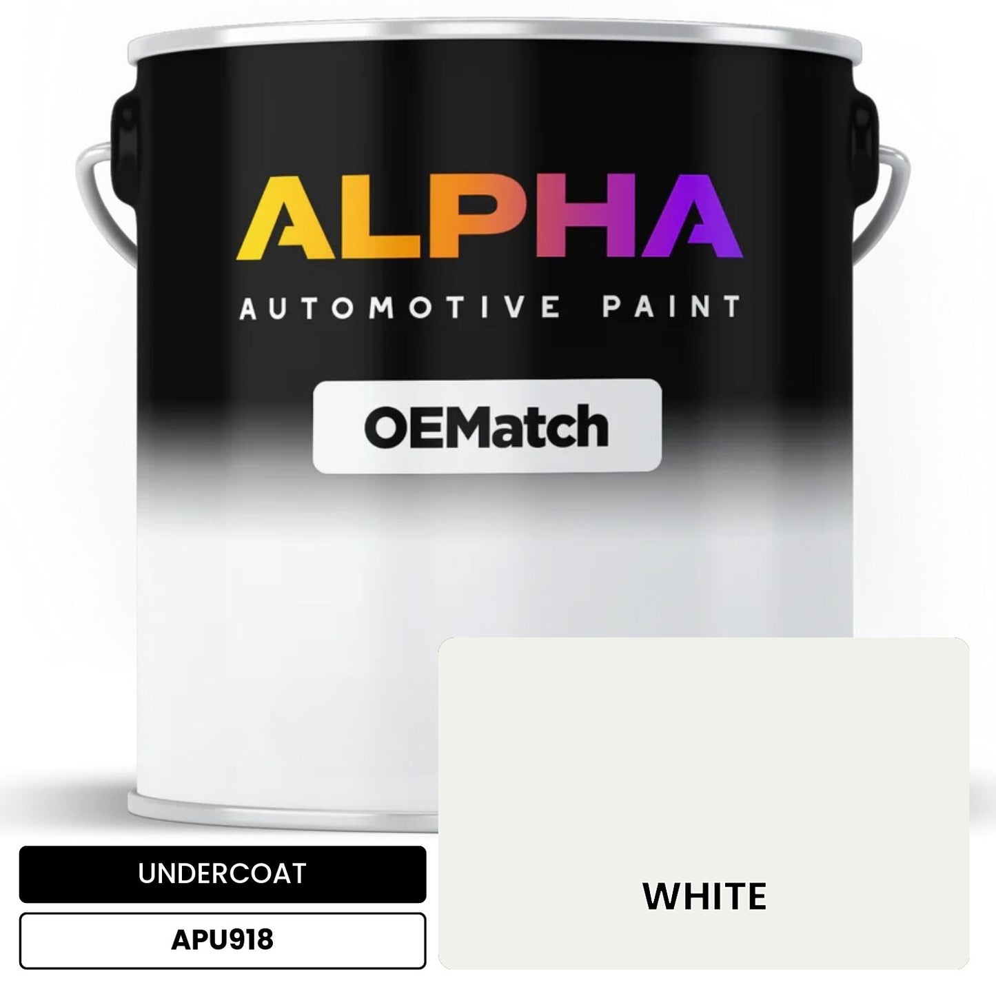 UNDERCOAT WHITE APU918 OEMatch Basecoat