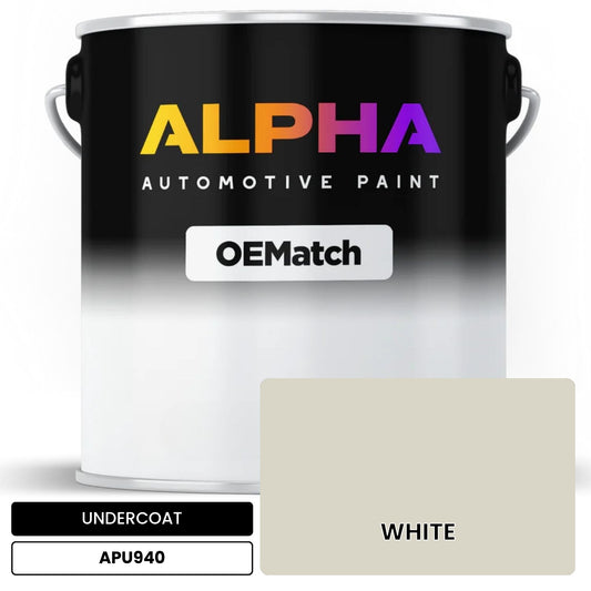 UNDERCOAT WHITE APU940 OEMatch Basecoat