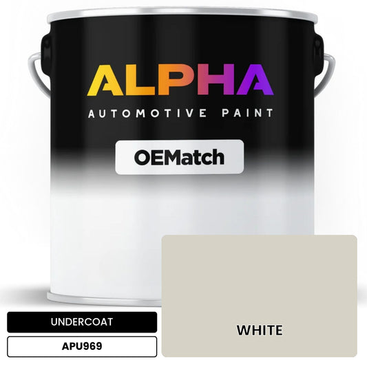 UNDERCOAT WHITE APU969 OEMatch Basecoat