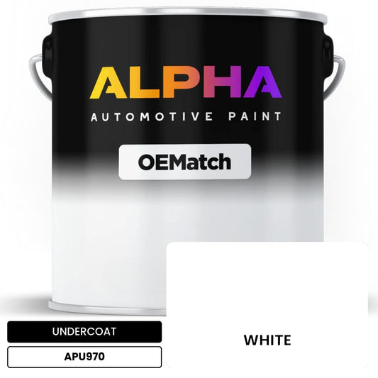 UNDERCOAT WHITE APU970 OEMatch Basecoat