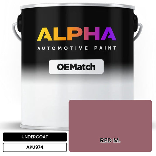 UNDERCOAT RED M. APU974 OEMatch Basecoat