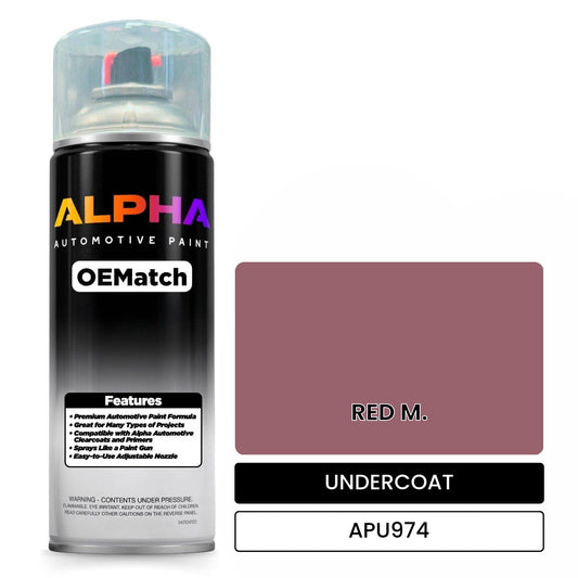 UNDERCOAT RED M. APU974 OEMatch Spraycan