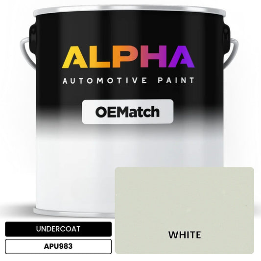 UNDERCOAT WHITE APU983 OEMatch Basecoat