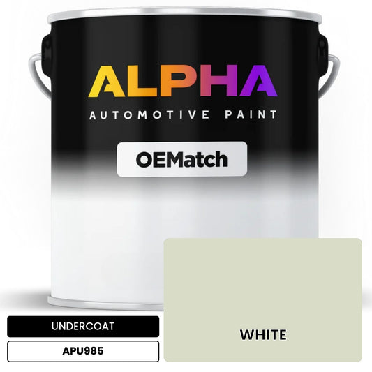 UNDERCOAT WHITE APU985 OEMatch Basecoat