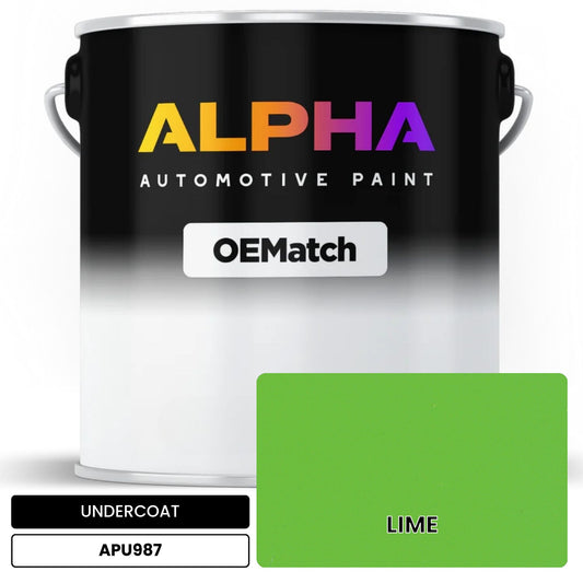 UNDERCOAT LIME APU987 OEMatch Basecoat