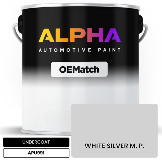 UNDERCOAT WHITE SILVER M. P. APU991 OEMatch Basecoat
