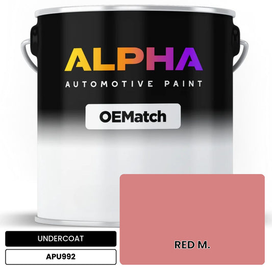 UNDERCOAT RED M. APU992 OEMatch Basecoat