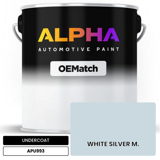 UNDERCOAT WHITE SILVER M. APU993 OEMatch Basecoat