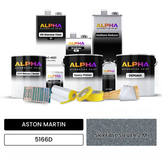 ASTON MARTIN SKYFALL SILVER 2 M. 5166D OEMatch Vehicle Paint Kit