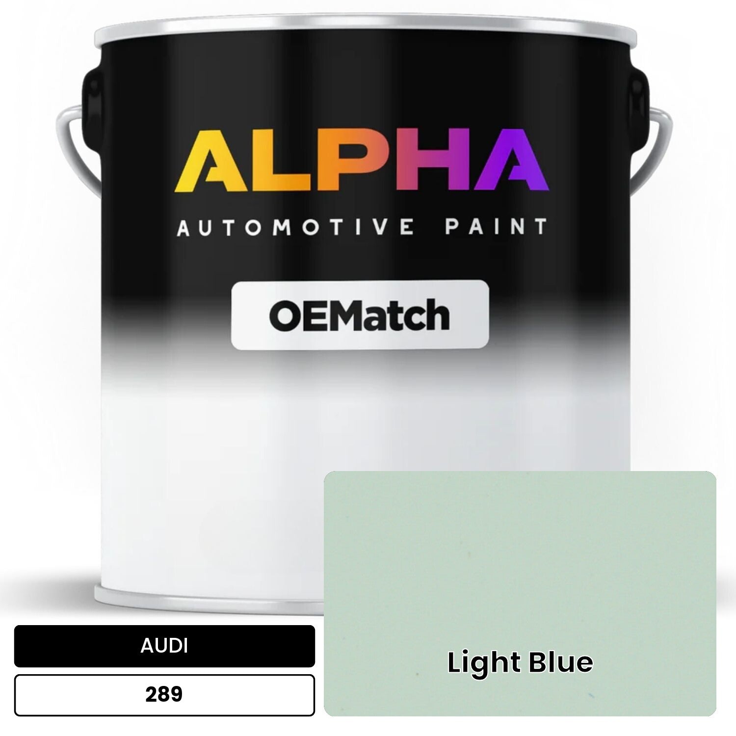 AUDI Light Blue 289 OEMatch Basecoat