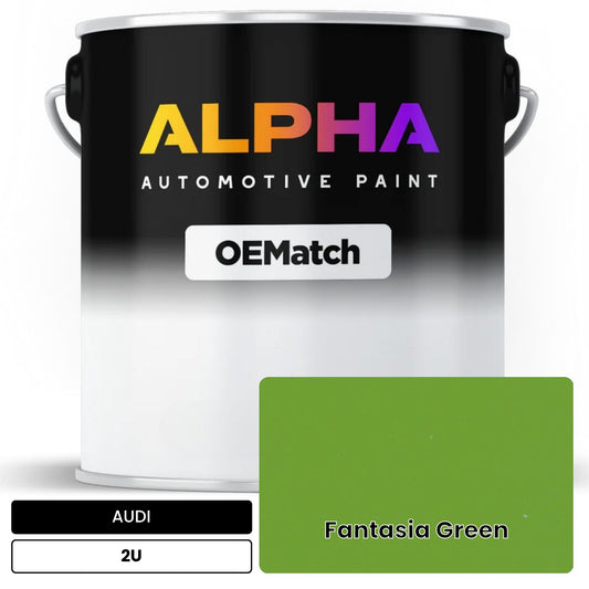 AUDI Fantasia Green 2U OEMatch Basecoat