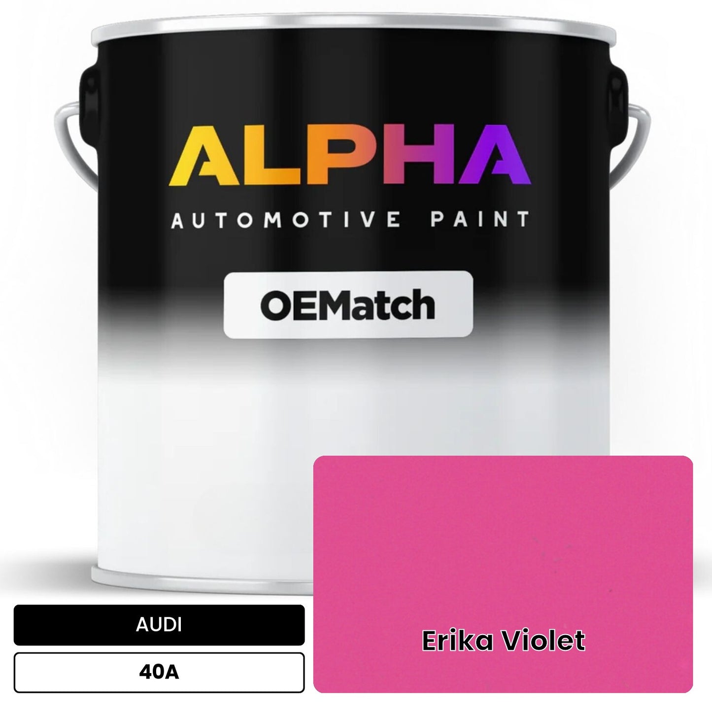 AUDI Erika Violet 40A OEMatch Basecoat