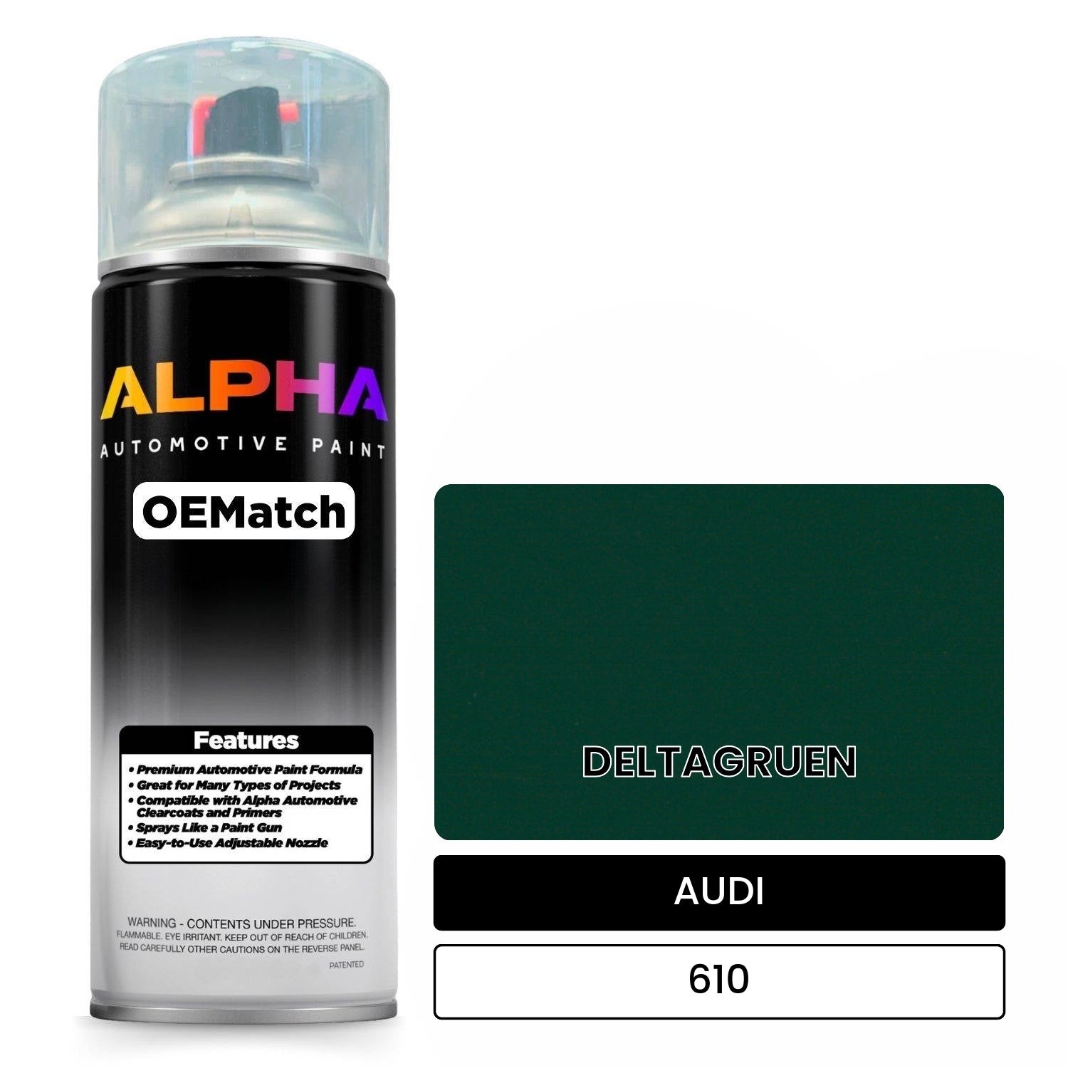 AUDI Delta Green 610 OEMatch Spraycan