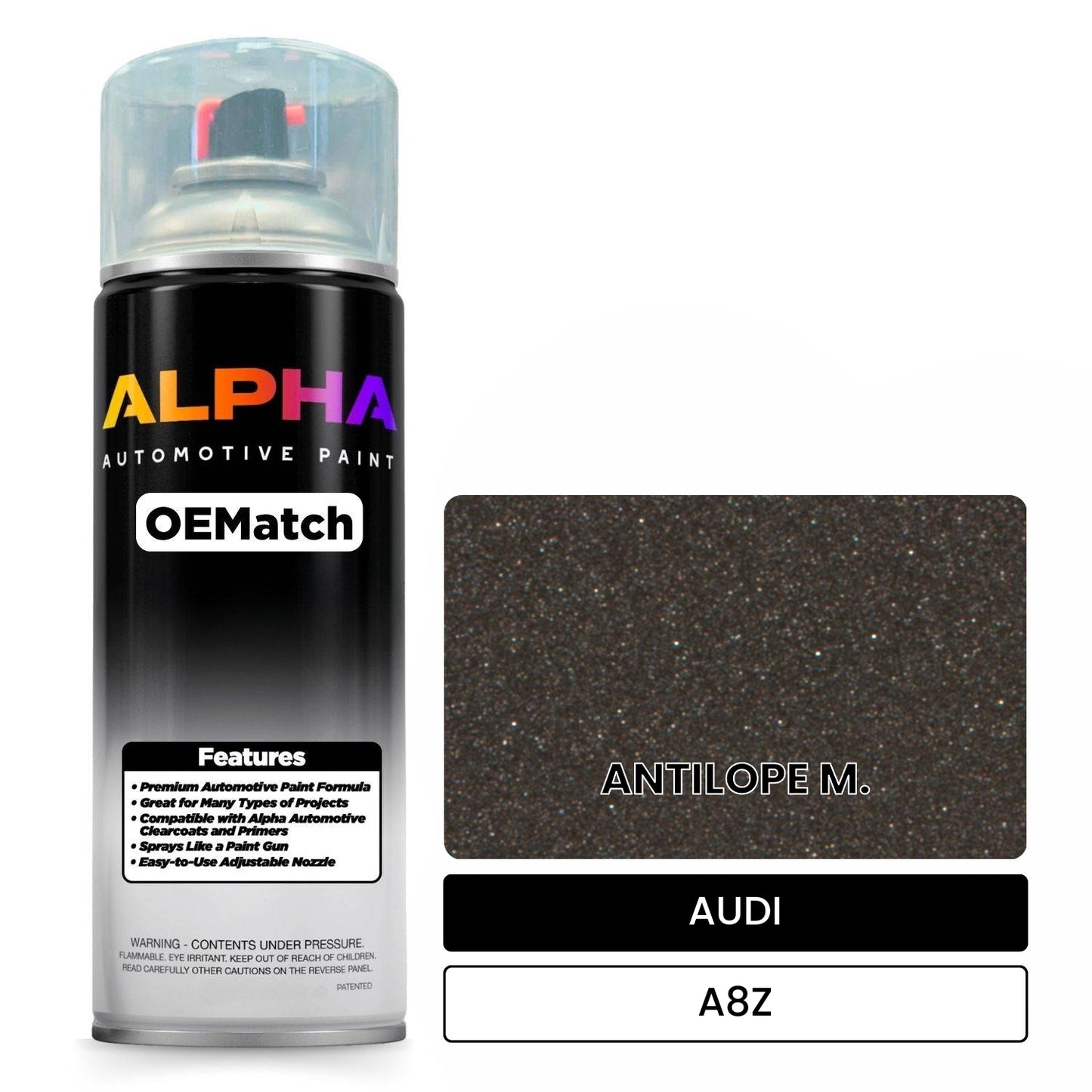 AUDI Antelope Metallic A8Z OEMatch Spraycan