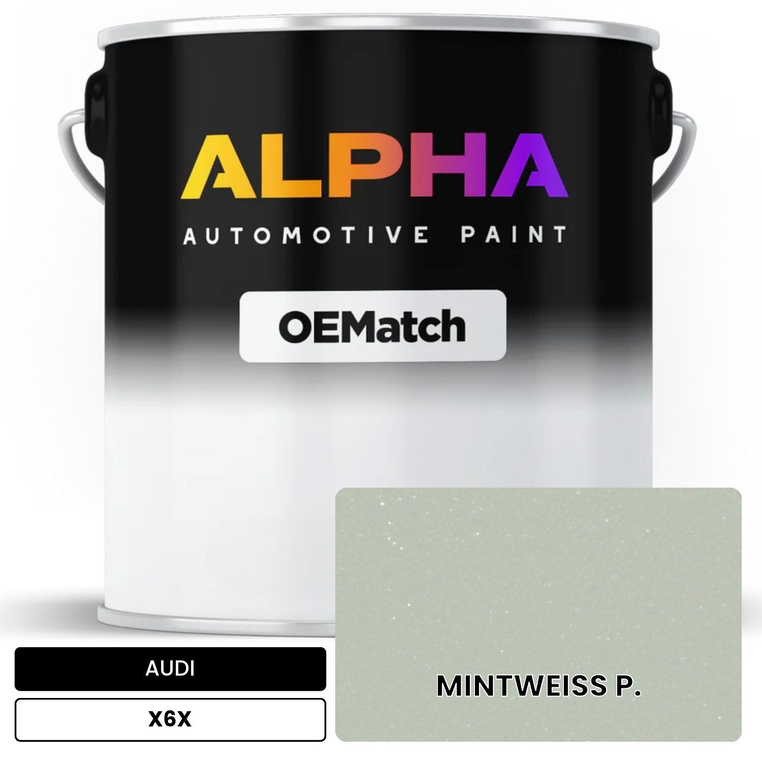 AUDI Aquamint X6X OEMatch Basecoat