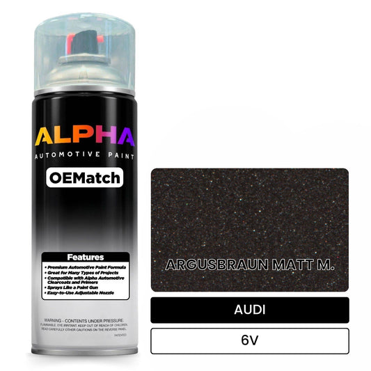 AUDI Argus Brown Metallic Matte 6V OEMatch Spraycan