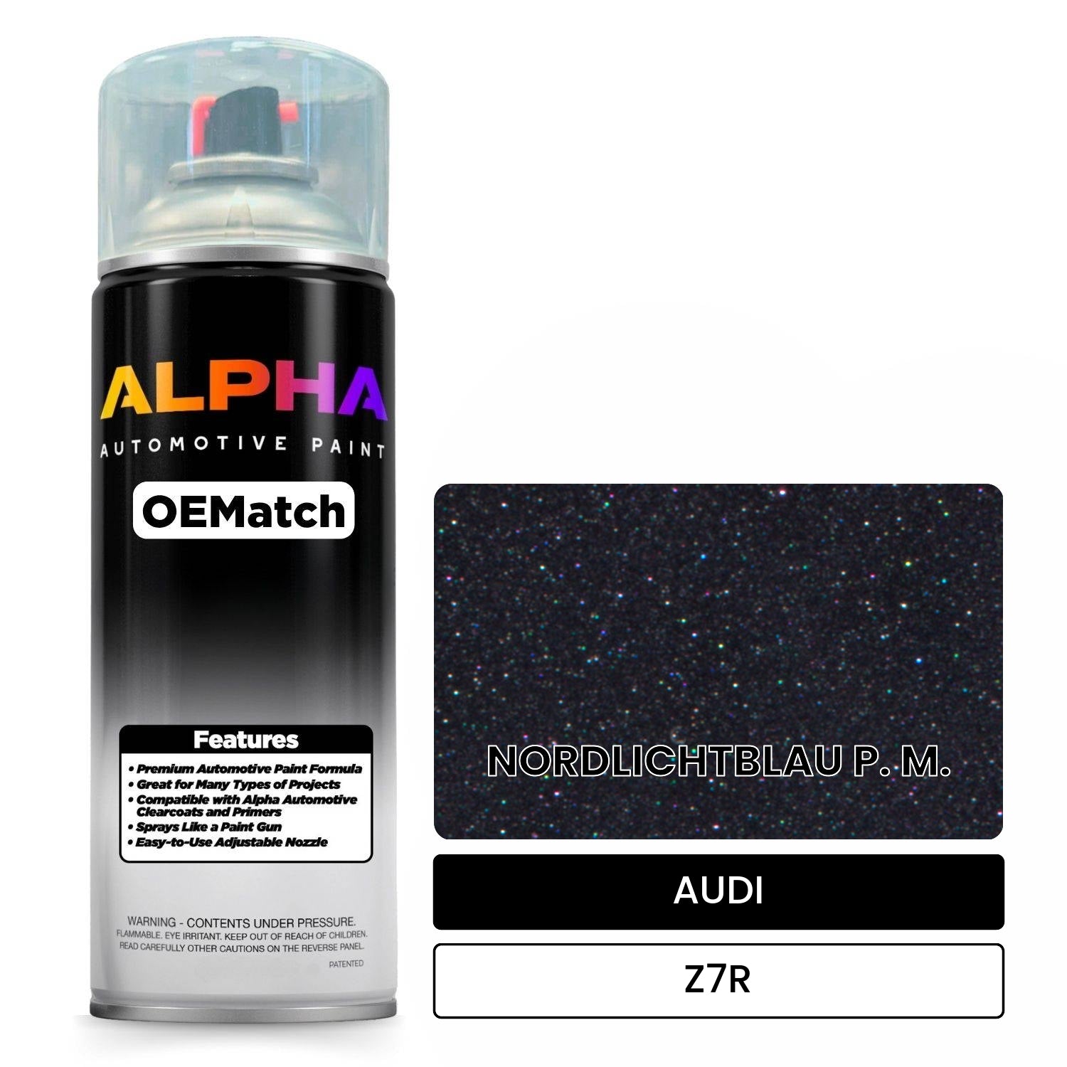 AUDI Aurora Blue Z7R OEMatch Spraycan