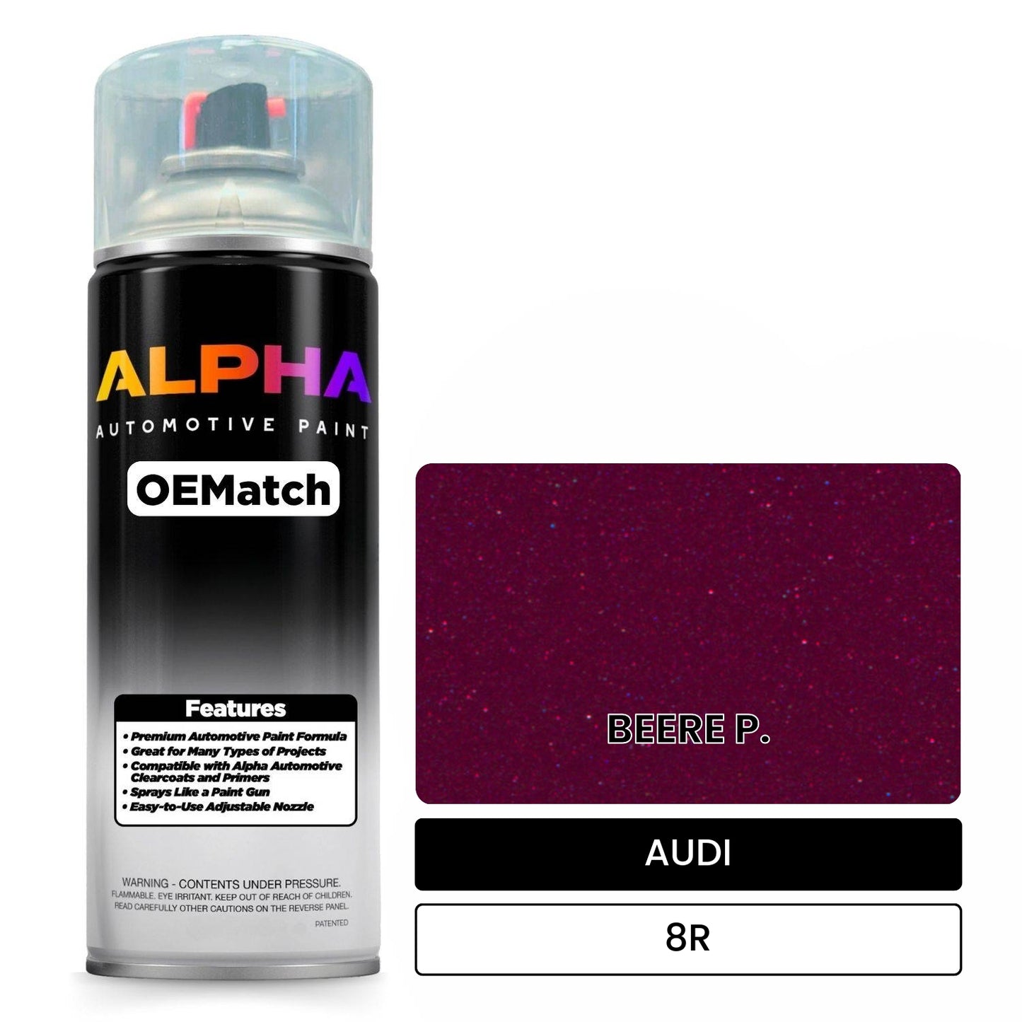 AUDI Berry Pearl 8R OEMatch Spraycan