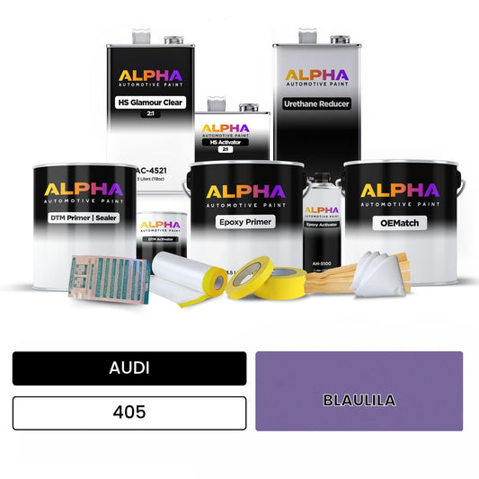 AUDI Blue Violet 405 OEMatch Vehicle Paint Kit