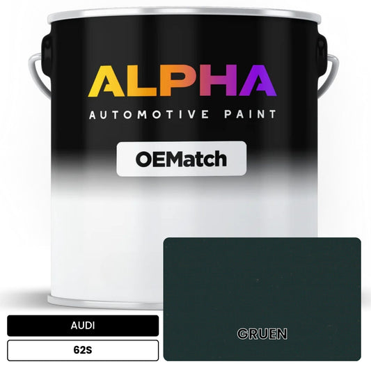 AUDI Bundes Grenzschutz Green 62S OEMatch Basecoat