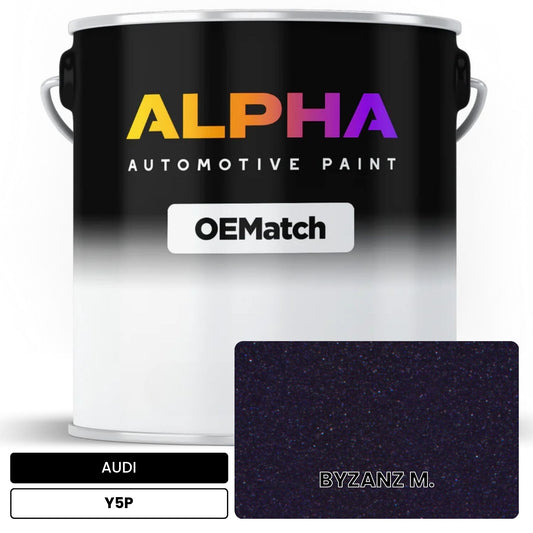 AUDI Byzance Metallic Y5P OEMatch Basecoat