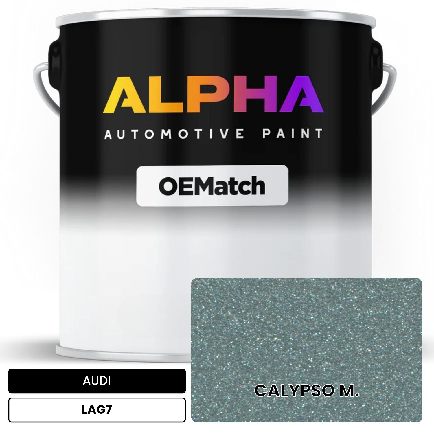 AUDI Calypso Blue LAG7 OEMatch Basecoat