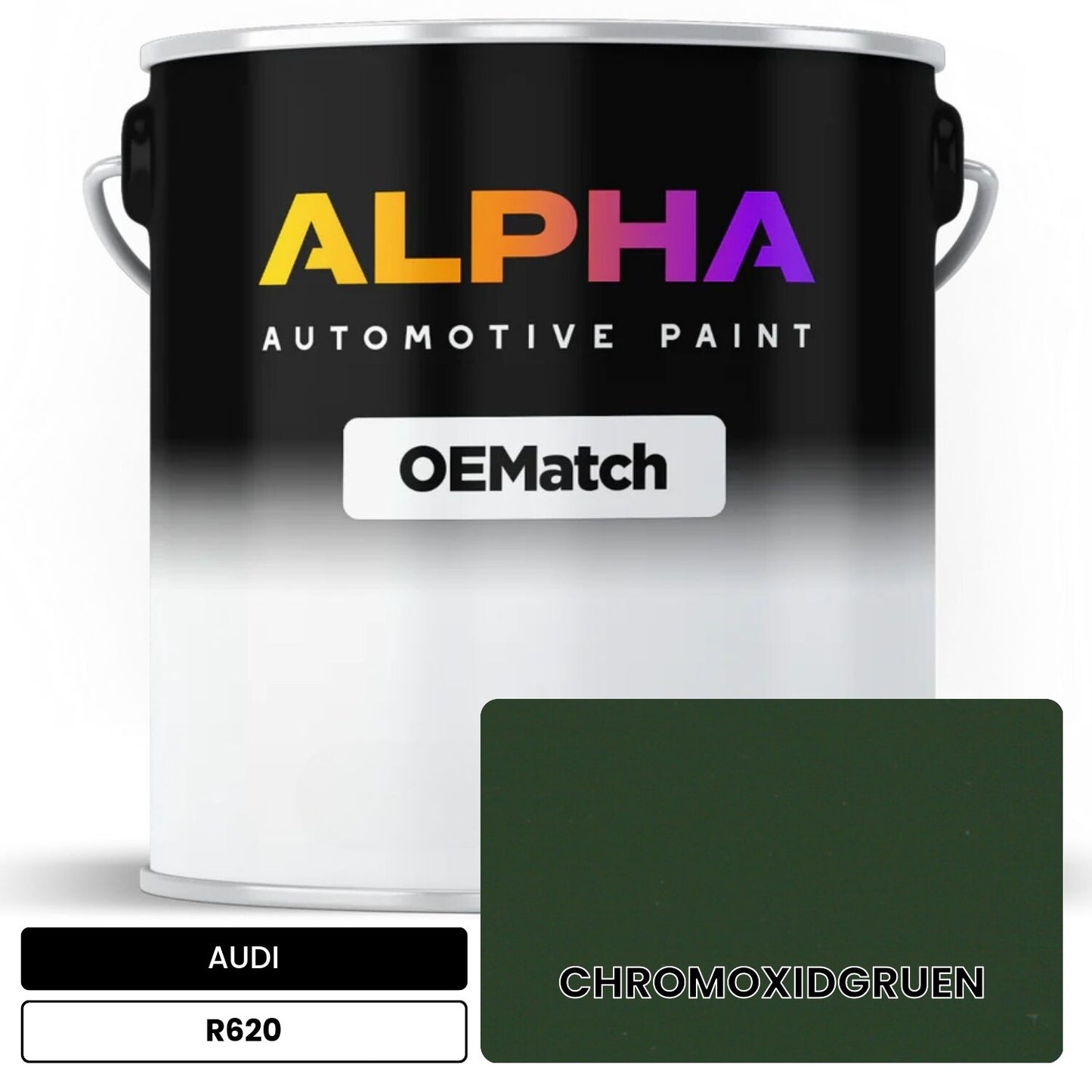 AUDI Chromoxid Green R620 OEMatch Basecoat