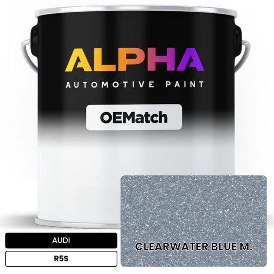 AUDI Clearwater Blue Metallic R5S OEMatch Basecoat