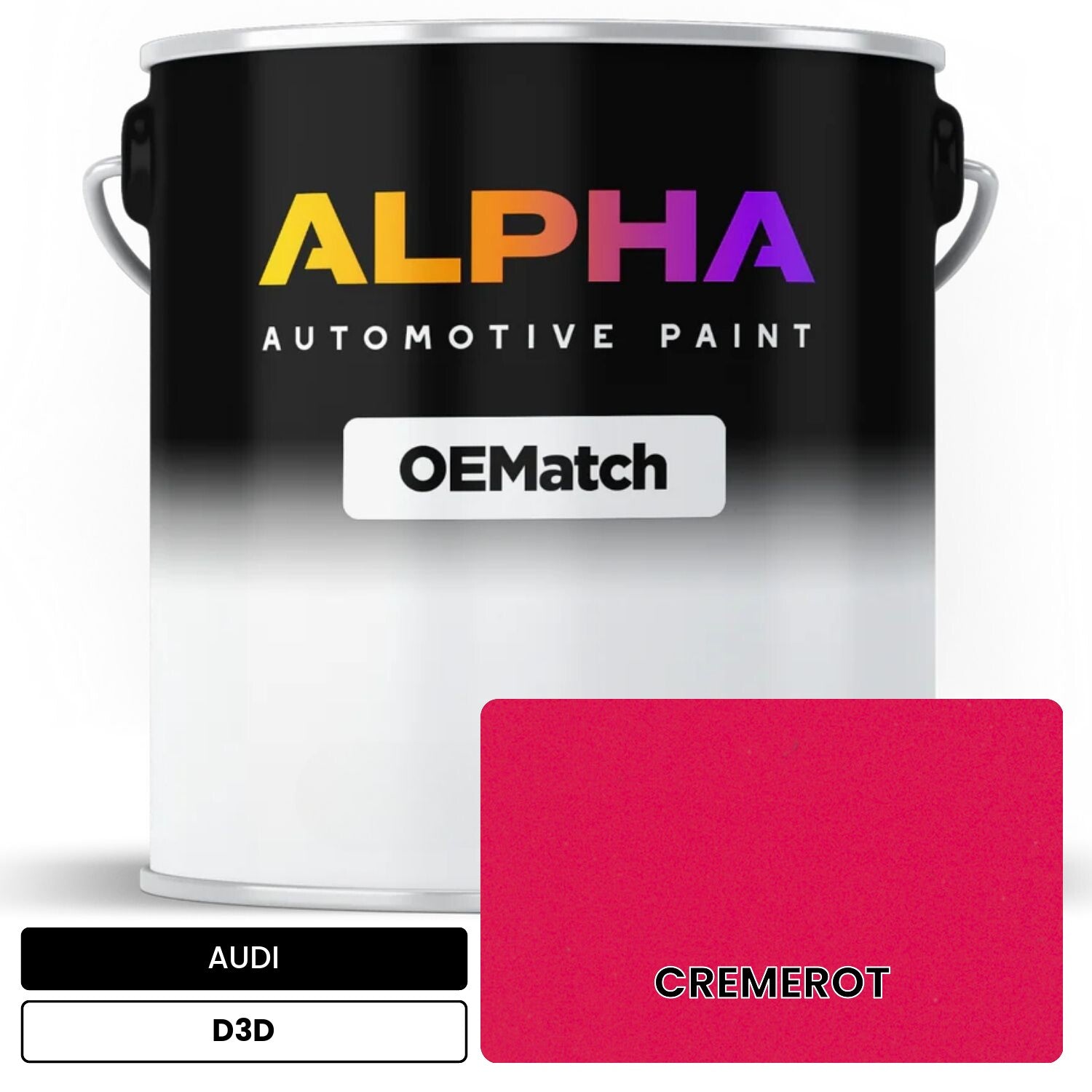 AUDI Cream Red D3D OEMatch Basecoat