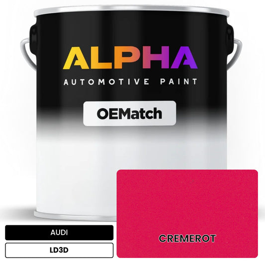 AUDI Cream Red LD3D OEMatch Basecoat