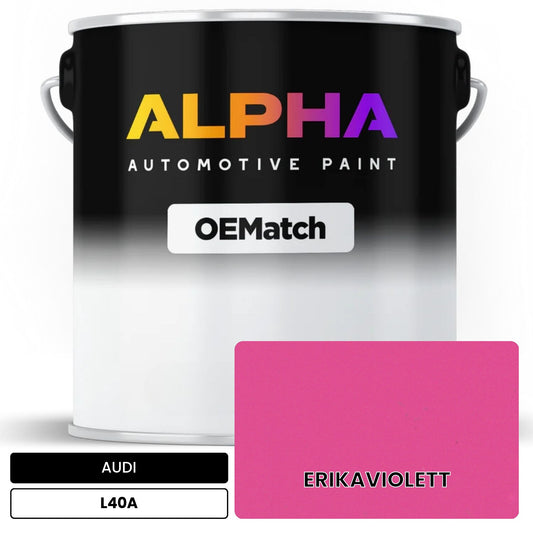 AUDI Erikaviolet L40A OEMatch Basecoat