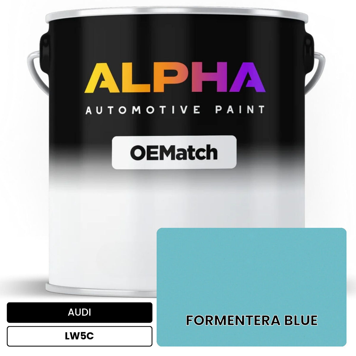 AUDI Formentera Blue LW5C OEMatch Basecoat