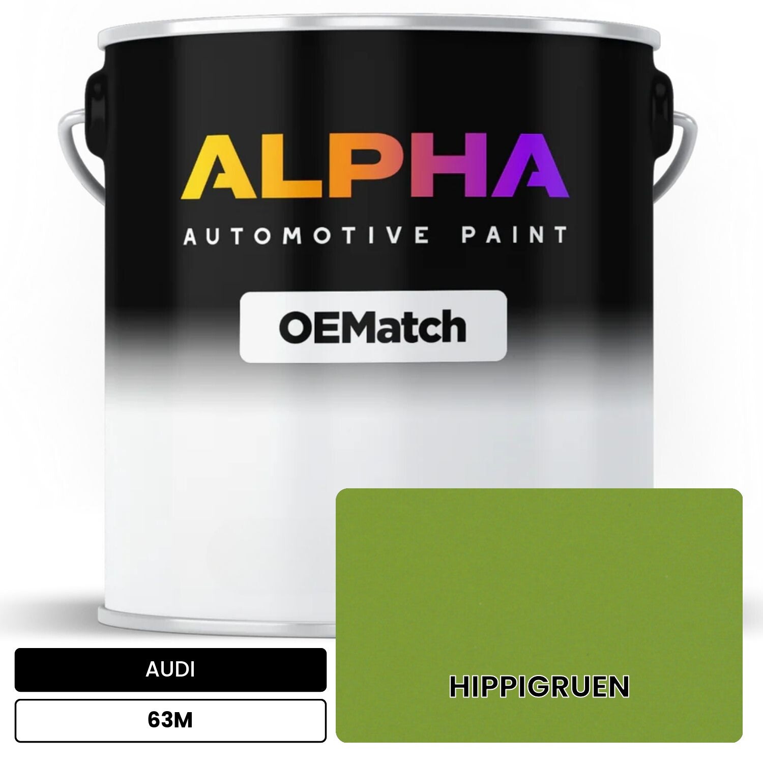 AUDI Hippie Green 63M OEMatch Basecoat