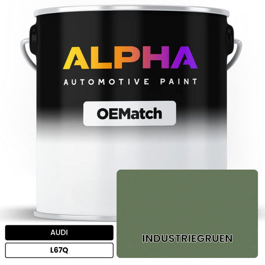 AUDI Industry Green L67Q OEMatch Basecoat