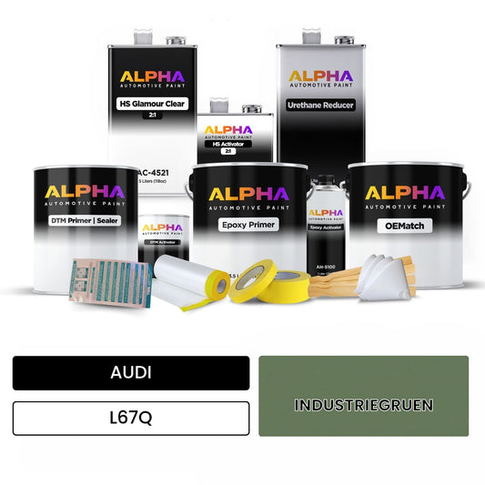 AUDI Industry Green L67Q OEMatch Vehicle Paint Kit