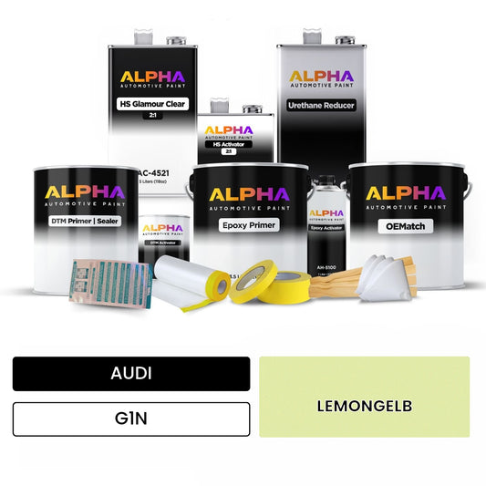 AUDI Isotope Lemon Green G1N OEMatch Vehicle Paint Kit