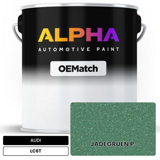 AUDI Jade Green LC6T OEMatch Basecoat