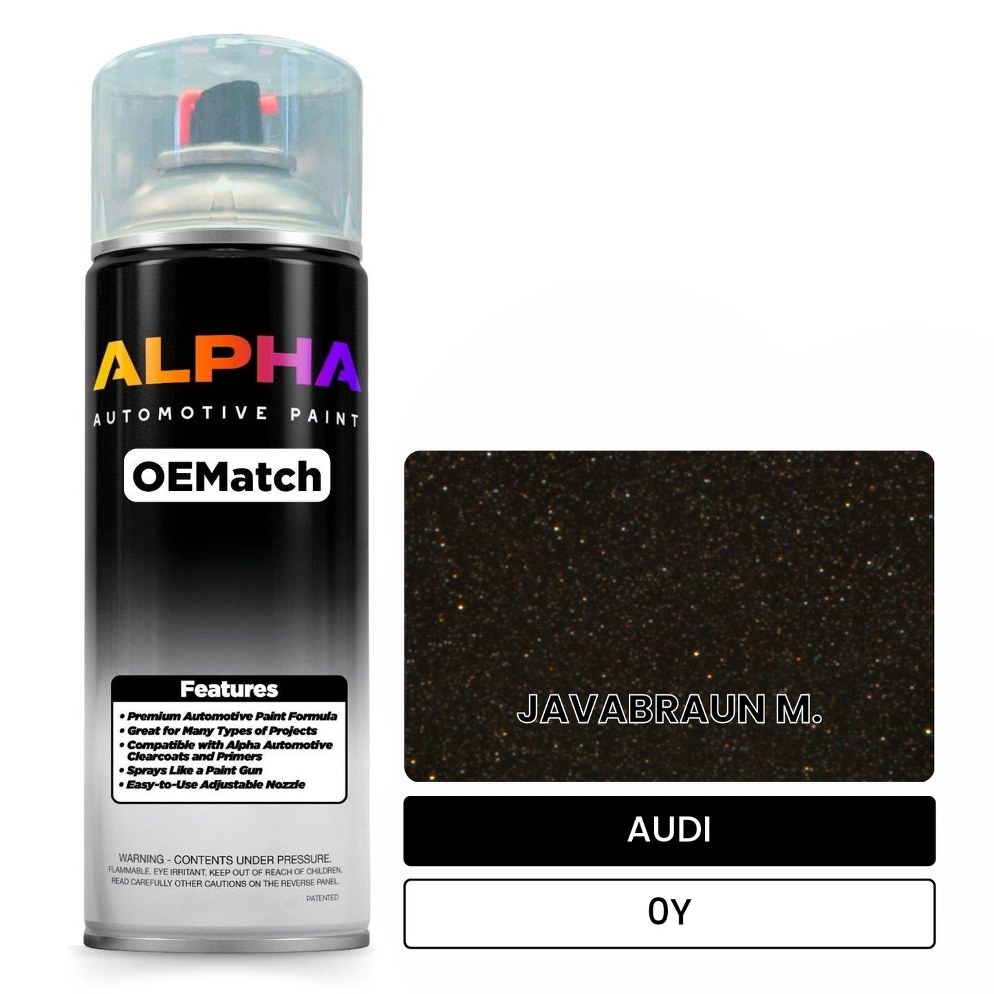 AUDI Java Brown Metallic 0Y OEMatch Spraycan