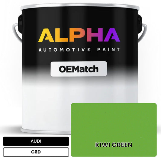 AUDI Kiwi Green G6D OEMatch Basecoat
