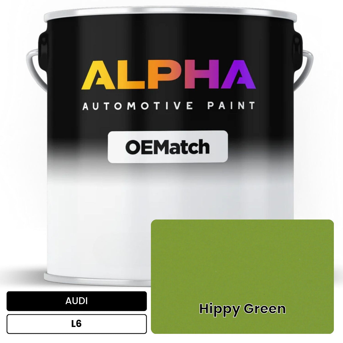 AUDI Hippy Green L6 OEMatch Basecoat