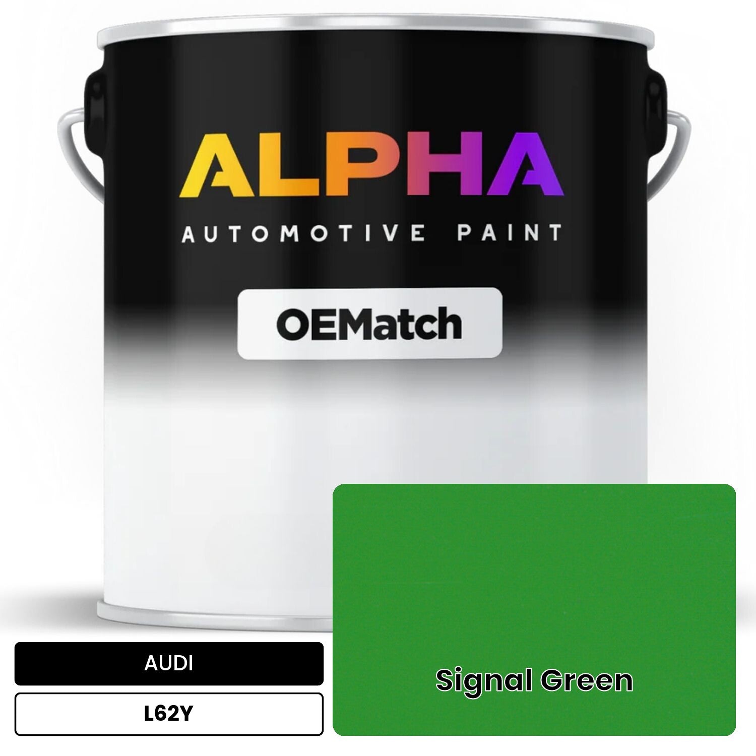 AUDI Signal Green L62Y OEMatch Basecoat
