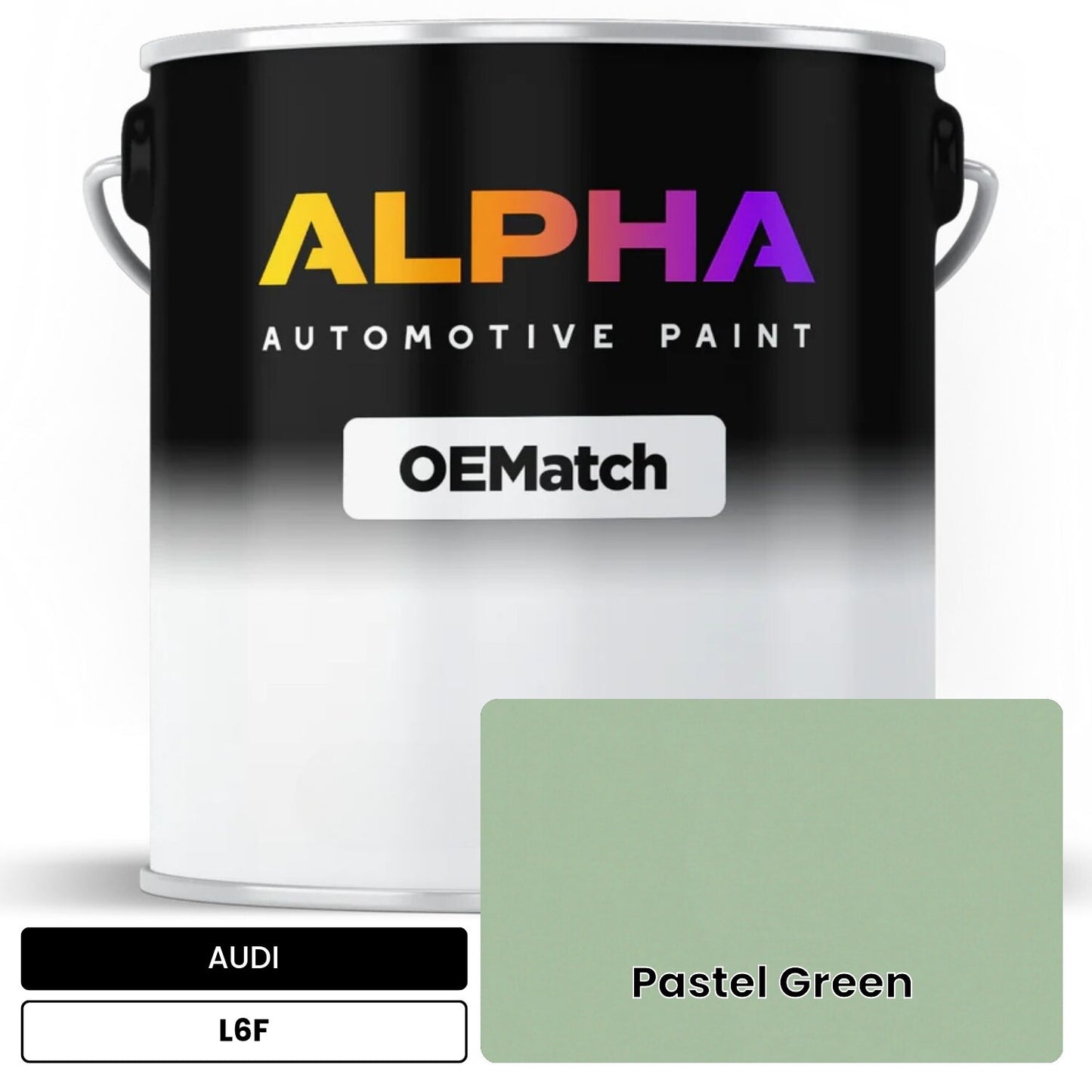 AUDI Pastel Green L6F OEMatch Basecoat