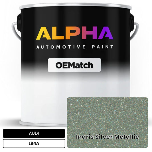 AUDI Inaris Silver Metallic L94A OEMatch Basecoat
