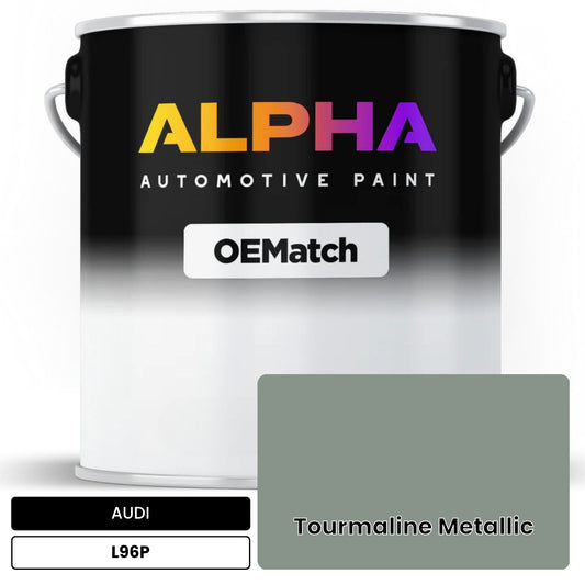 AUDI Tourmaline Metallic L96P OEMatch Basecoat
