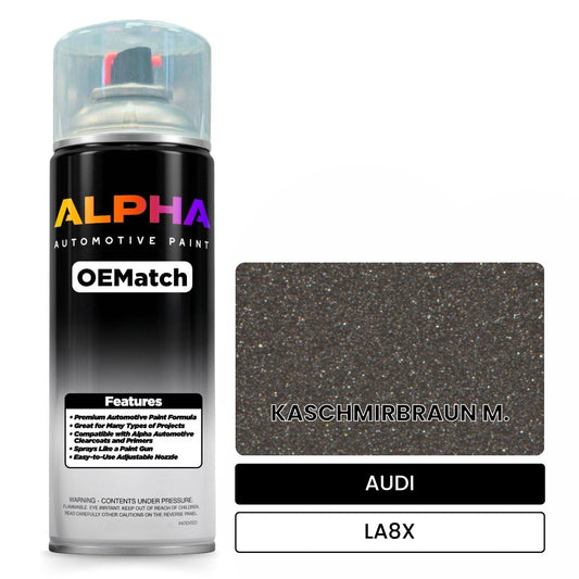 AUDI Cashmere Brown Metallic LA8X OEMatch Spraycan