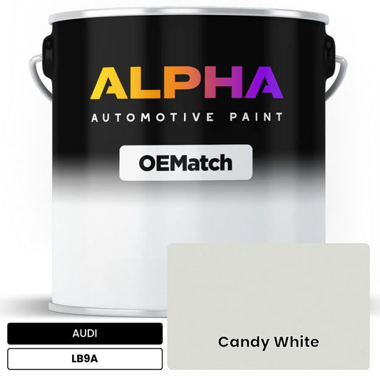 AUDI Candy White LB9A OEMatch Basecoat