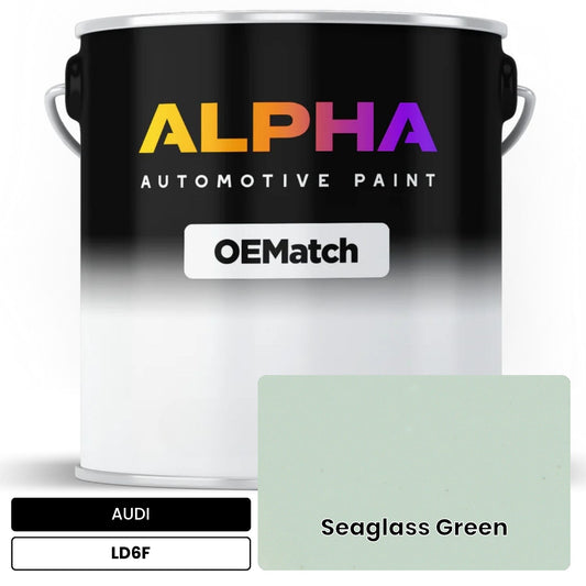AUDI Seaglass Green LD6F OEMatch Basecoat