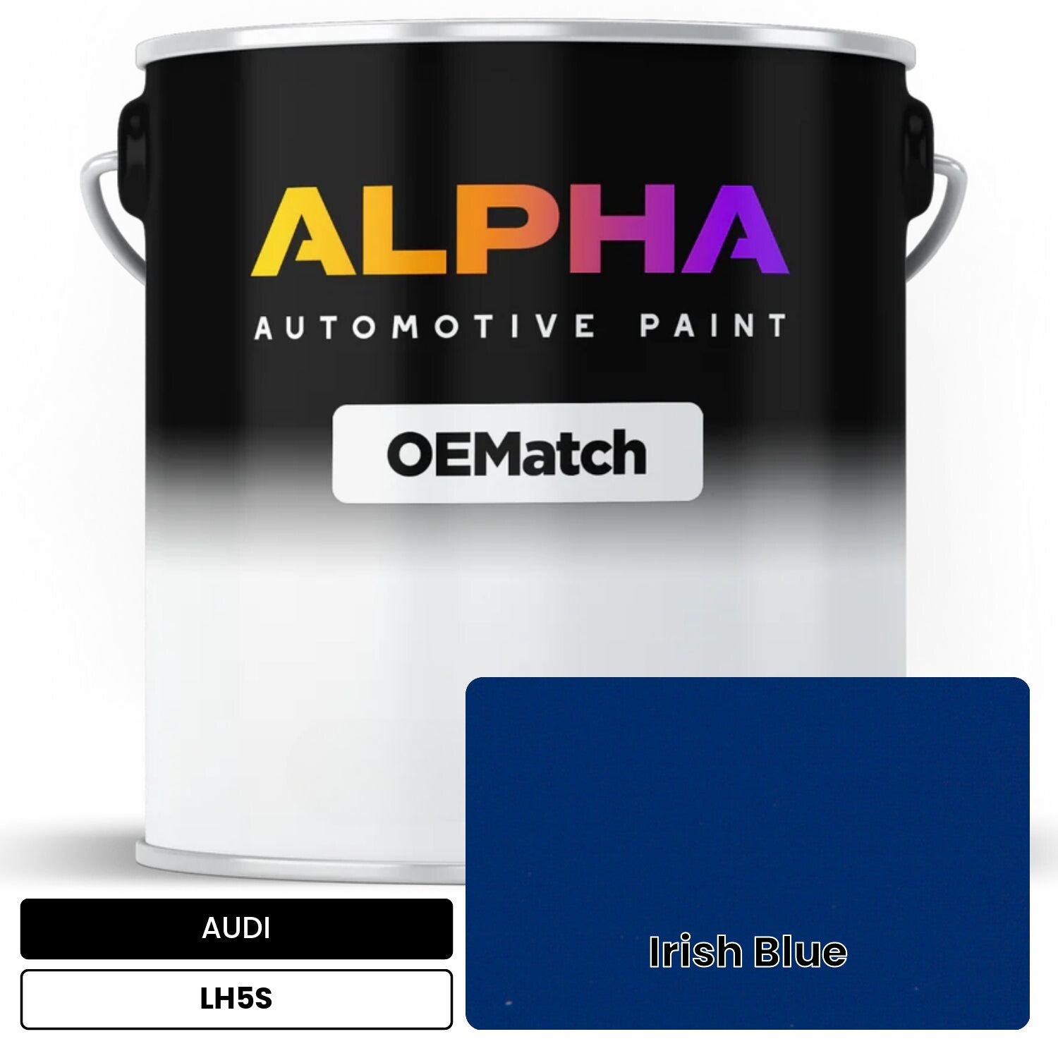 AUDI Irish Blue LH5S OEMatch Basecoat