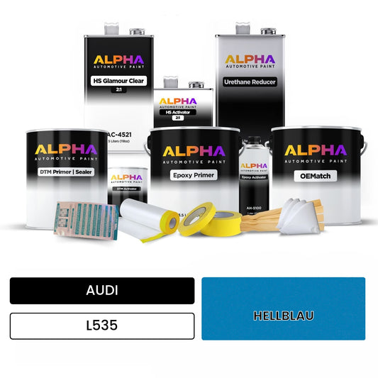 AUDI Light Blue L535 OEMatch Vehicle Paint Kit